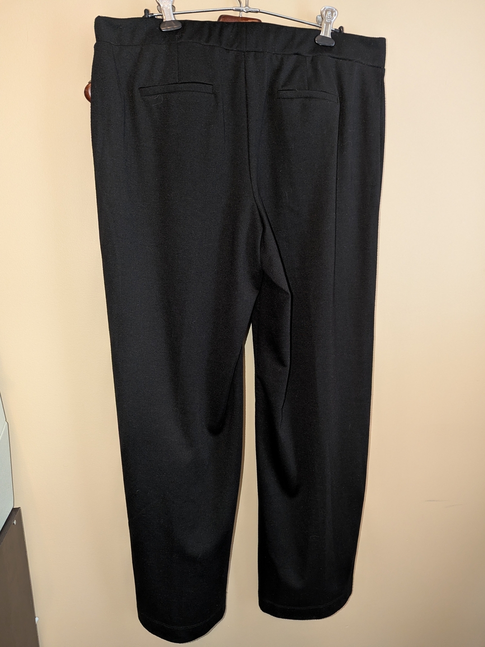 JohnPaulRichard Black Straight-Leg Dress Pants